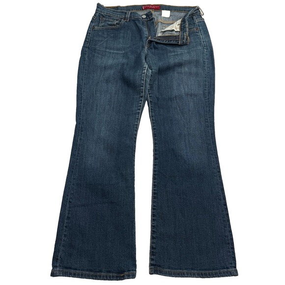 VTG Levi's 515 Bootcut Jeans Women 10 Blue Denim Cotton Stretch Low-Rise Zip Fly - Picture 1 of 9